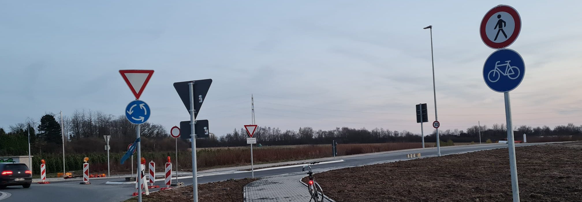 Der Kreis und der Verkehr