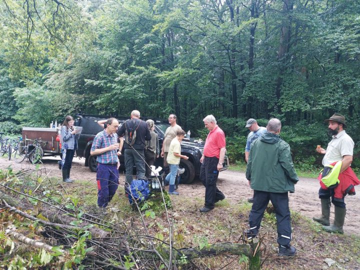 Arbeitseinsatz im Hildener Stadtwald am 5. und 12.8.2023