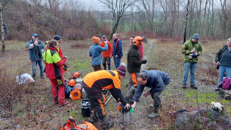 Erster Arbeitseinsatz im Jahr 2024 am 6. Januar