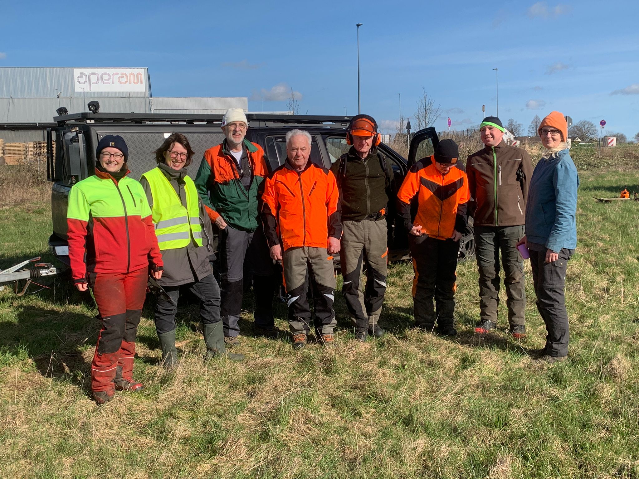 Pflegeeinsatz auf der Wildwiese