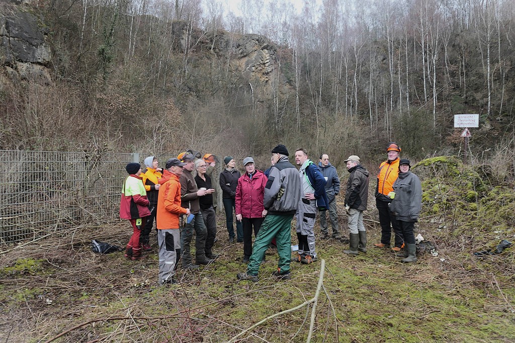 Arbeitseinsätze 2026 auf der Wanderwegs Ebene der Grube 7
